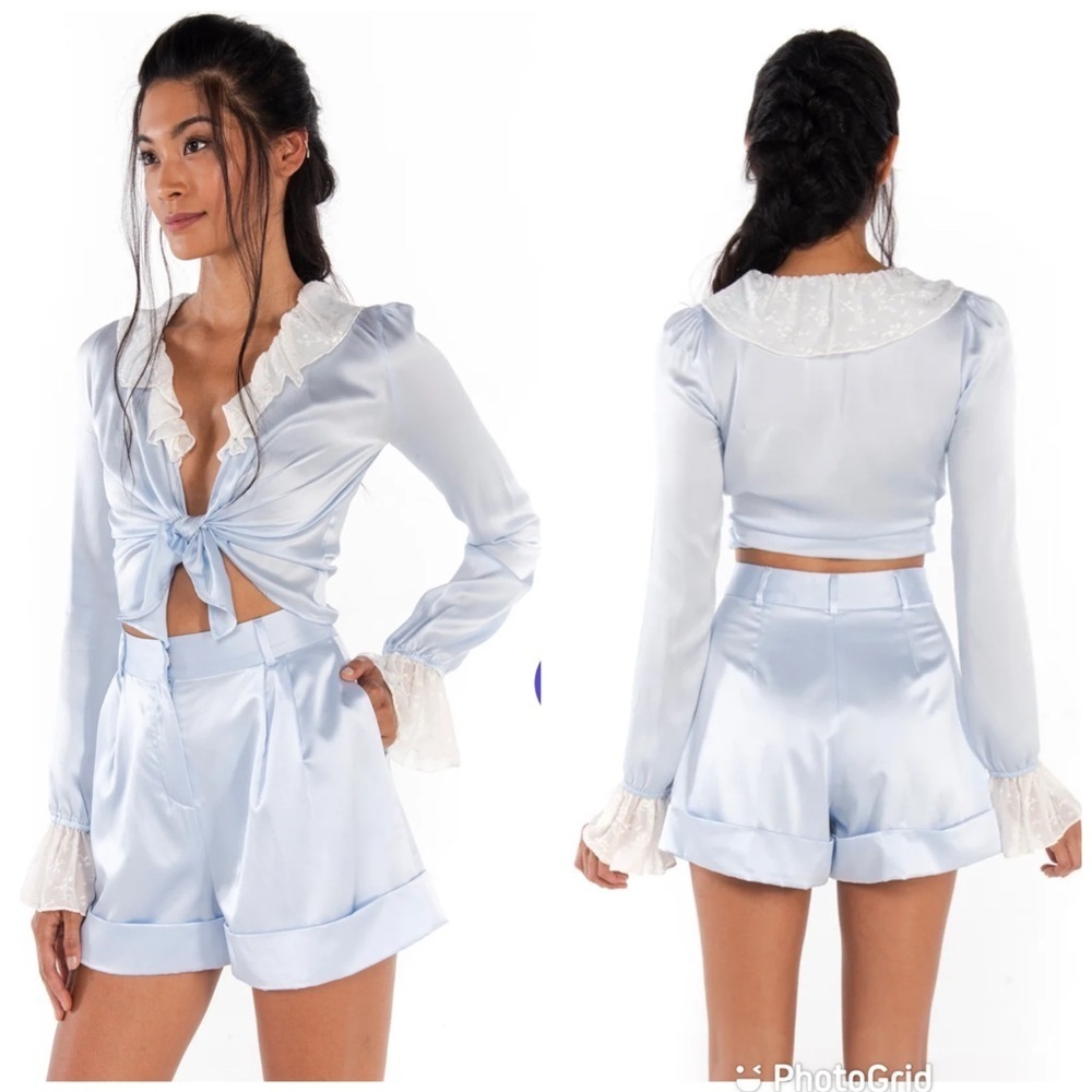 The BAR SIMONE TOP + DYLAN SHORT CIELO SET